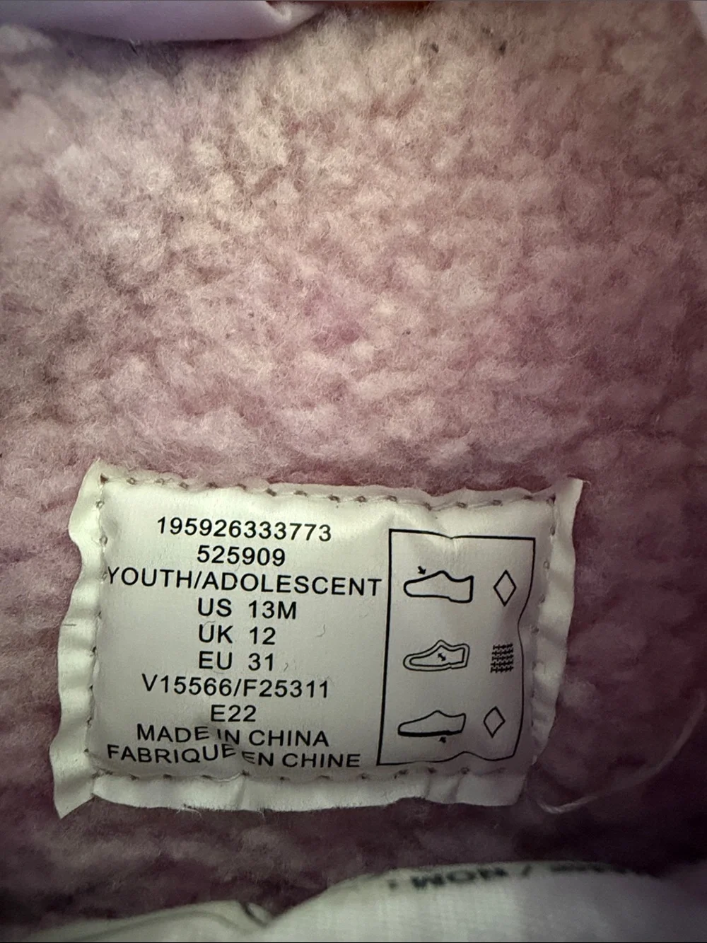 Lands' End Kids Holographic Silver and Light Pink Snow Boots